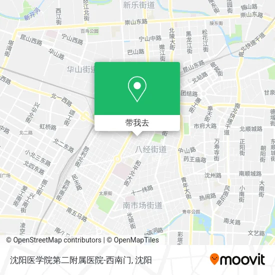 沈阳医学院第二附属医院-西南门地图