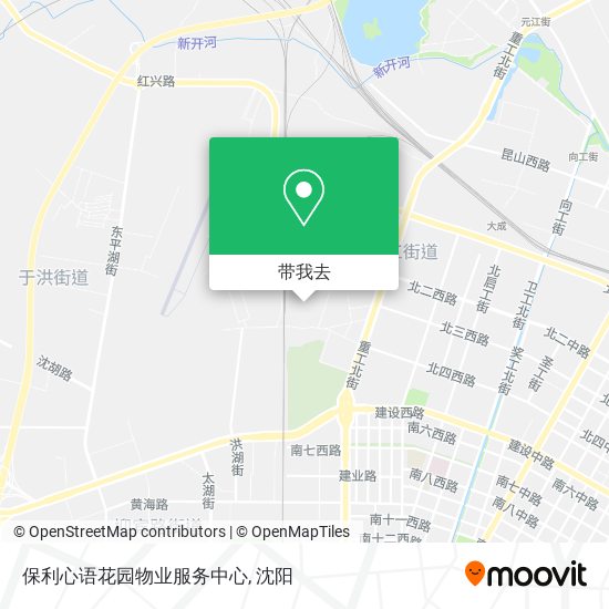 保利心语花园物业服务中心地图