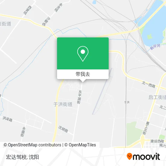 宏达驾校地图