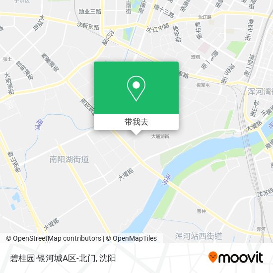 碧桂园·银河城A区-北门地图