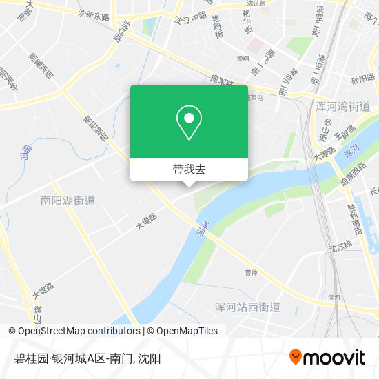 碧桂园·银河城A区-南门地图