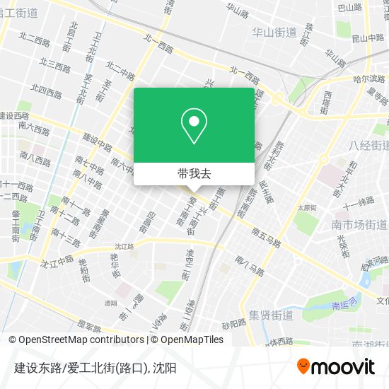 建设东路/爱工北街(路口)地图