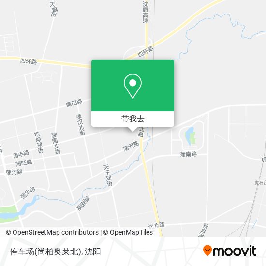 停车场(尚柏奥莱北)地图