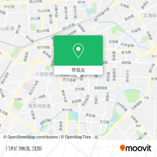 门到门物流地图