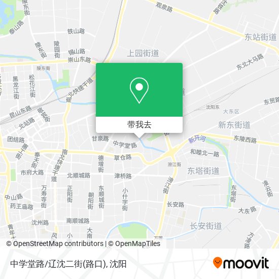 中学堂路/辽沈二街(路口)地图