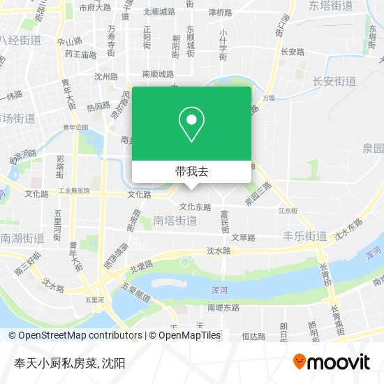 奉天小厨私房菜地图