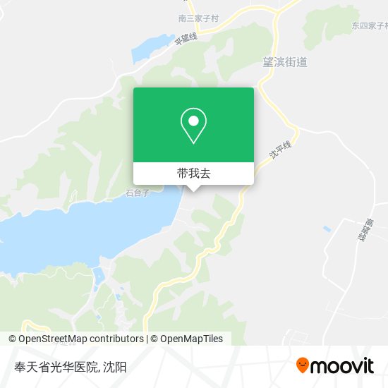 奉天省光华医院地图