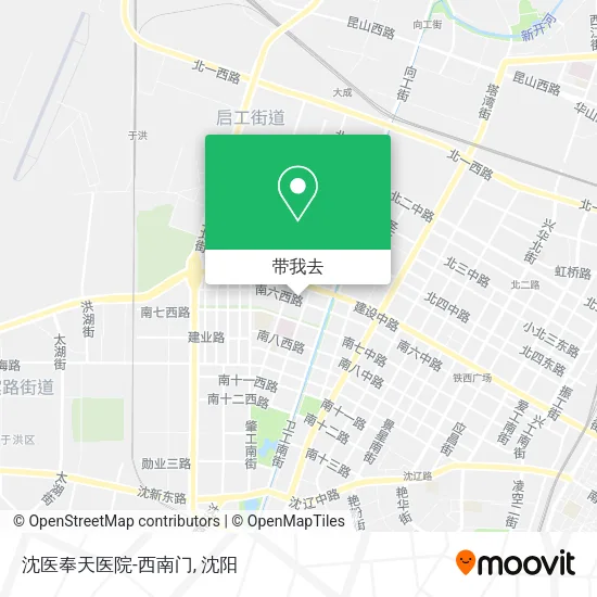 沈医奉天医院-西南门地图