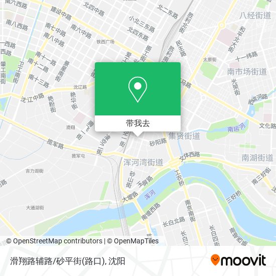 滑翔路辅路/砂平街(路口)地图