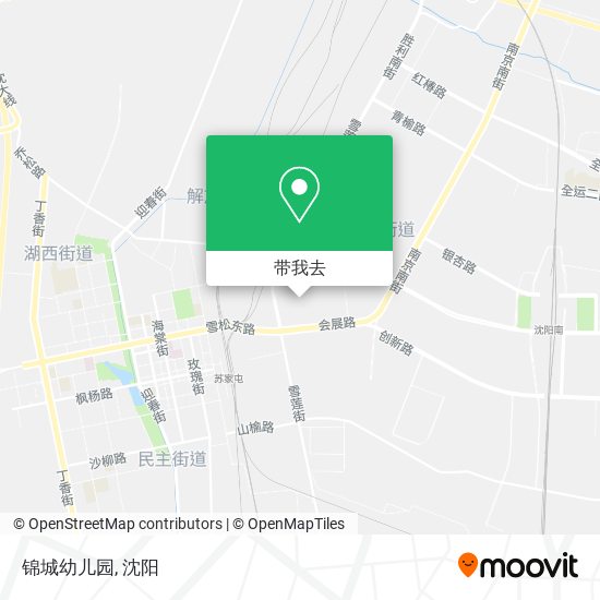 锦城幼儿园地图