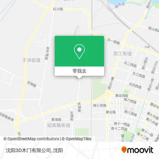 沈阳3D木门有限公司地图