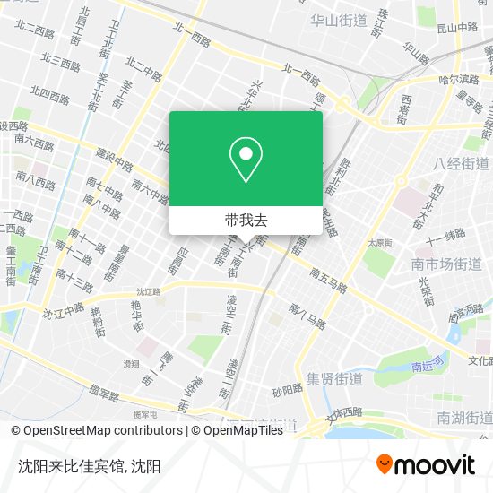 沈阳来比佳宾馆地图