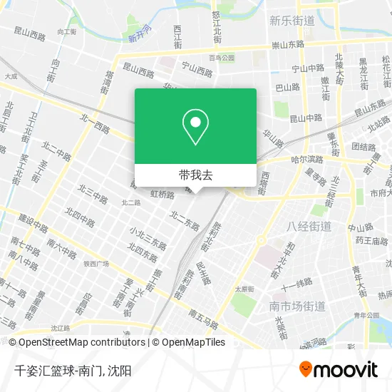 千姿汇篮球-南门地图