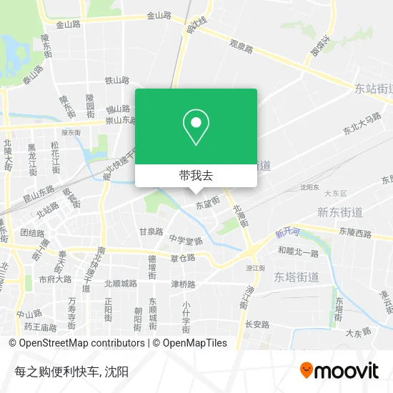 每之购便利快车地图