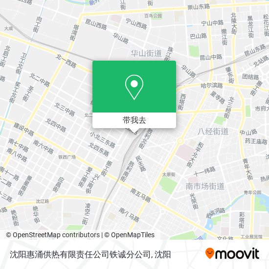沈阳惠涌供热有限责任公司铁诚分公司地图