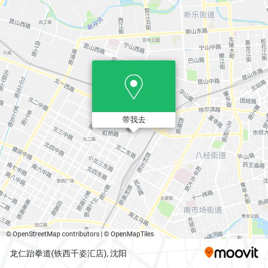 龙仁跆拳道(铁西千姿汇店)地图