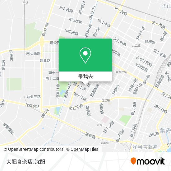大肥食杂店地图