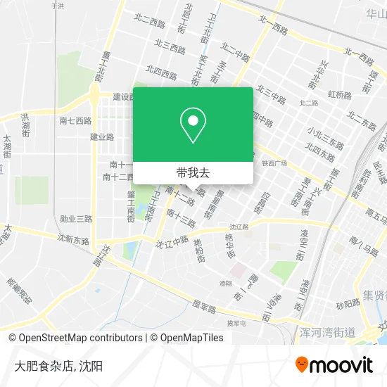 大肥食杂店地图