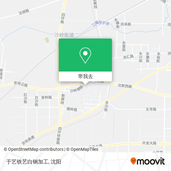 于艺铁艺白钢加工地图