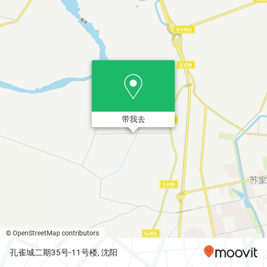 孔雀城二期35号-11号楼地图