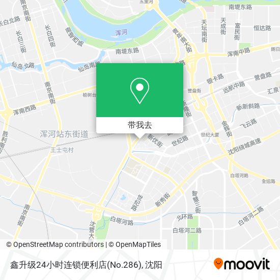 鑫升级24小时连锁便利店(No.286)地图