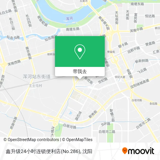 鑫升级24小时连锁便利店(No.286)地图