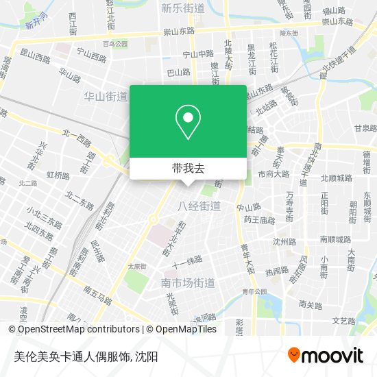 美伦美奂卡通人偶服饰地图