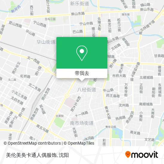 美伦美奂卡通人偶服饰地图