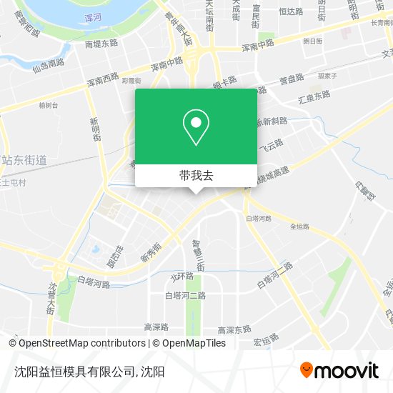 沈阳益恒模具有限公司地图