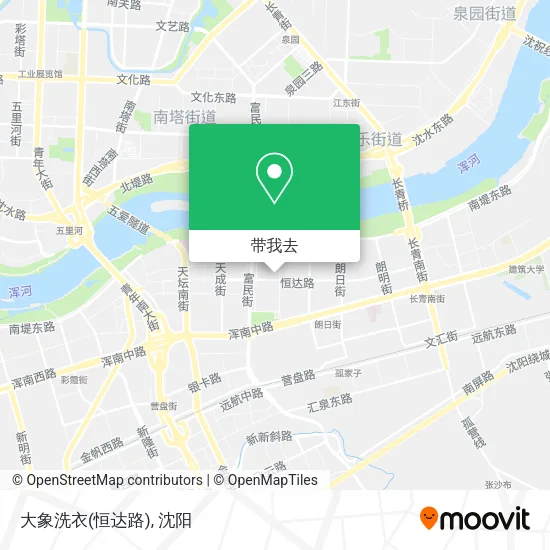 大象洗衣(恒达路)地图