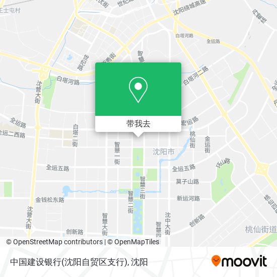 中国建设银行(沈阳自贸区支行)地图