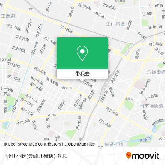 沙县小吃(云峰北街店)地图