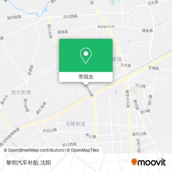 黎明汽车补胎地图