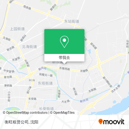 衡旺租赁公司地图
