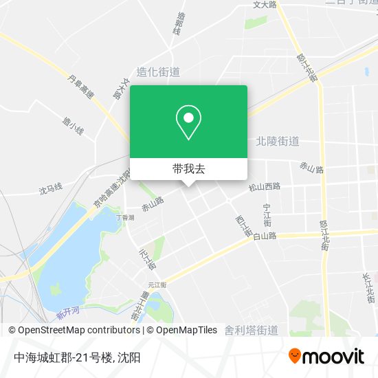 中海城虹郡-21号楼地图