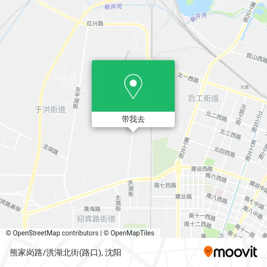 熊家岗路/洪湖北街(路口)地图