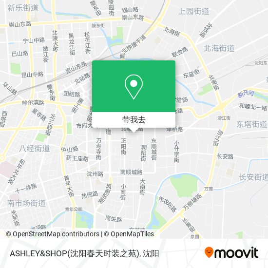 ASHLEY&SHOP(沈阳春天时装之苑)地图