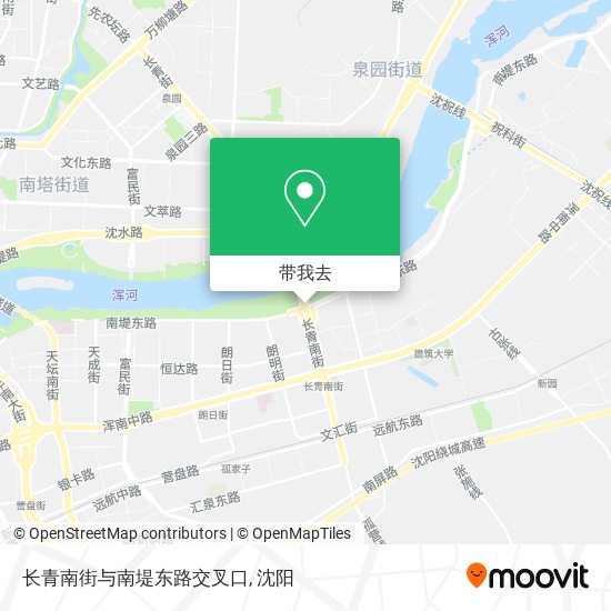 长青南街与南堤东路交叉口地图