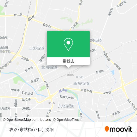 工农路/东站街(路口)地图