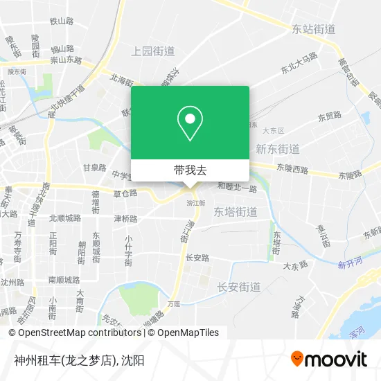 神州租车(龙之梦店)地图