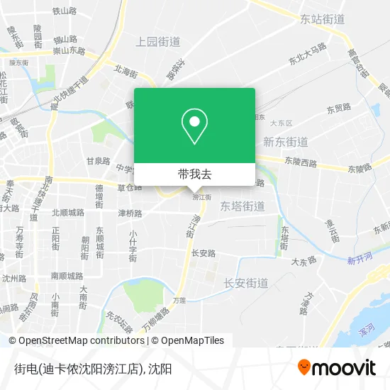街电(迪卡侬沈阳滂江店)地图