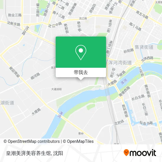 皇潮美湃美容养生馆地图