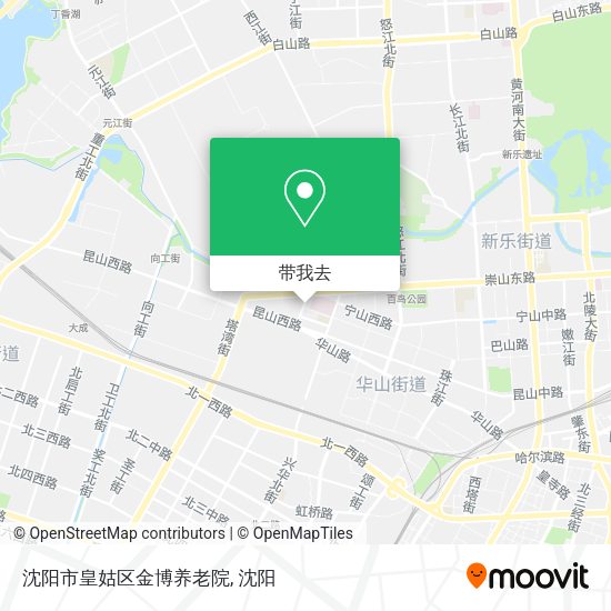 沈阳市皇姑区金博养老院地图