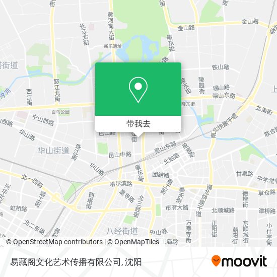 易藏阁文化艺术传播有限公司地图