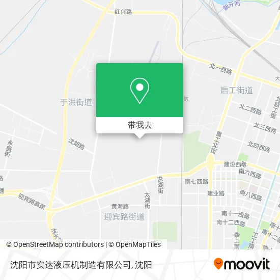 沈阳市实达液压机制造有限公司地图