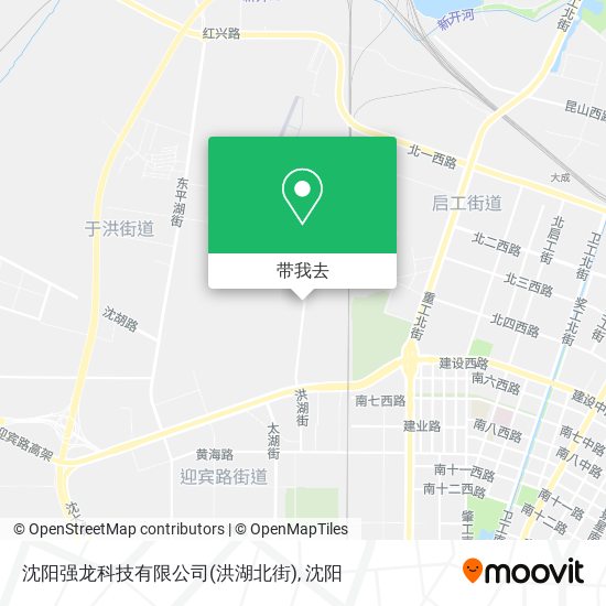 沈阳强龙科技有限公司(洪湖北街)地图