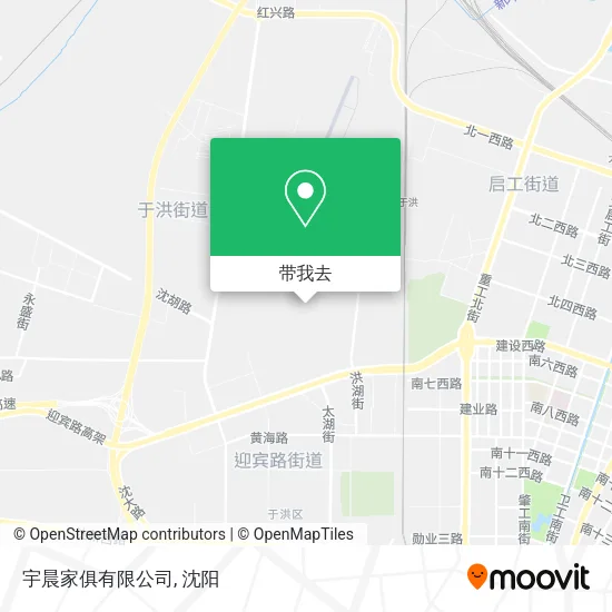 宇晨家俱有限公司地图
