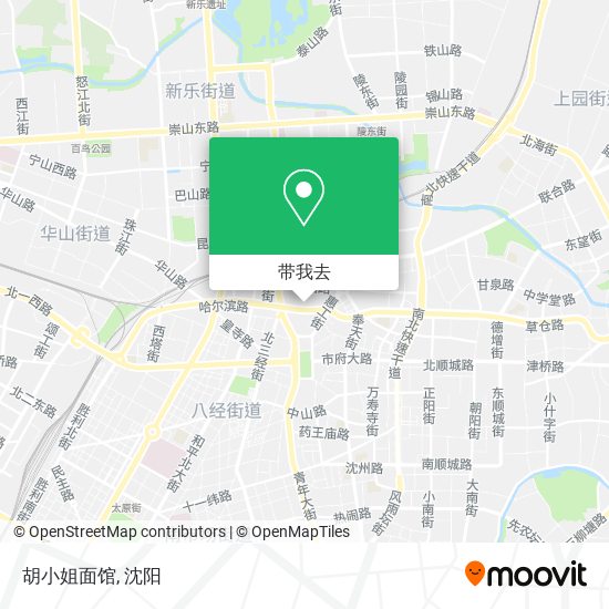 胡小姐面馆地图