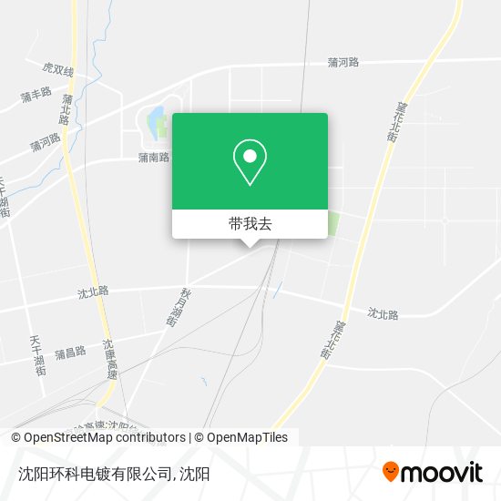 沈阳环科电镀有限公司地图