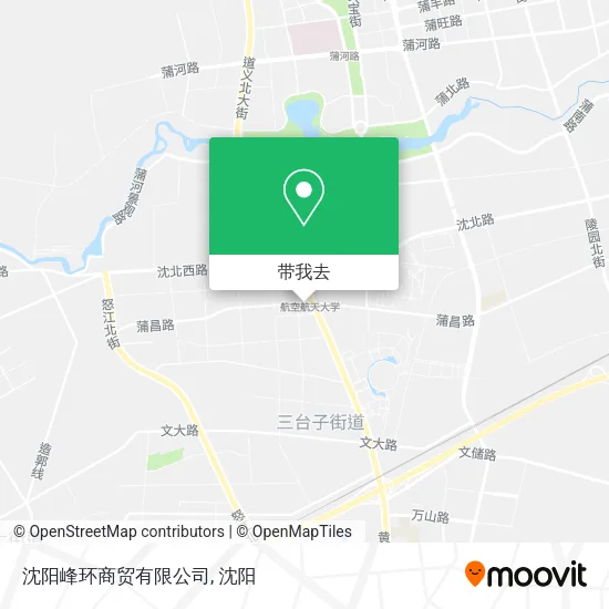 沈阳峰环商贸有限公司地图
